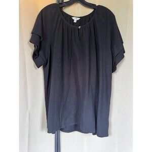 Terra & Sky 2X  Black blouse